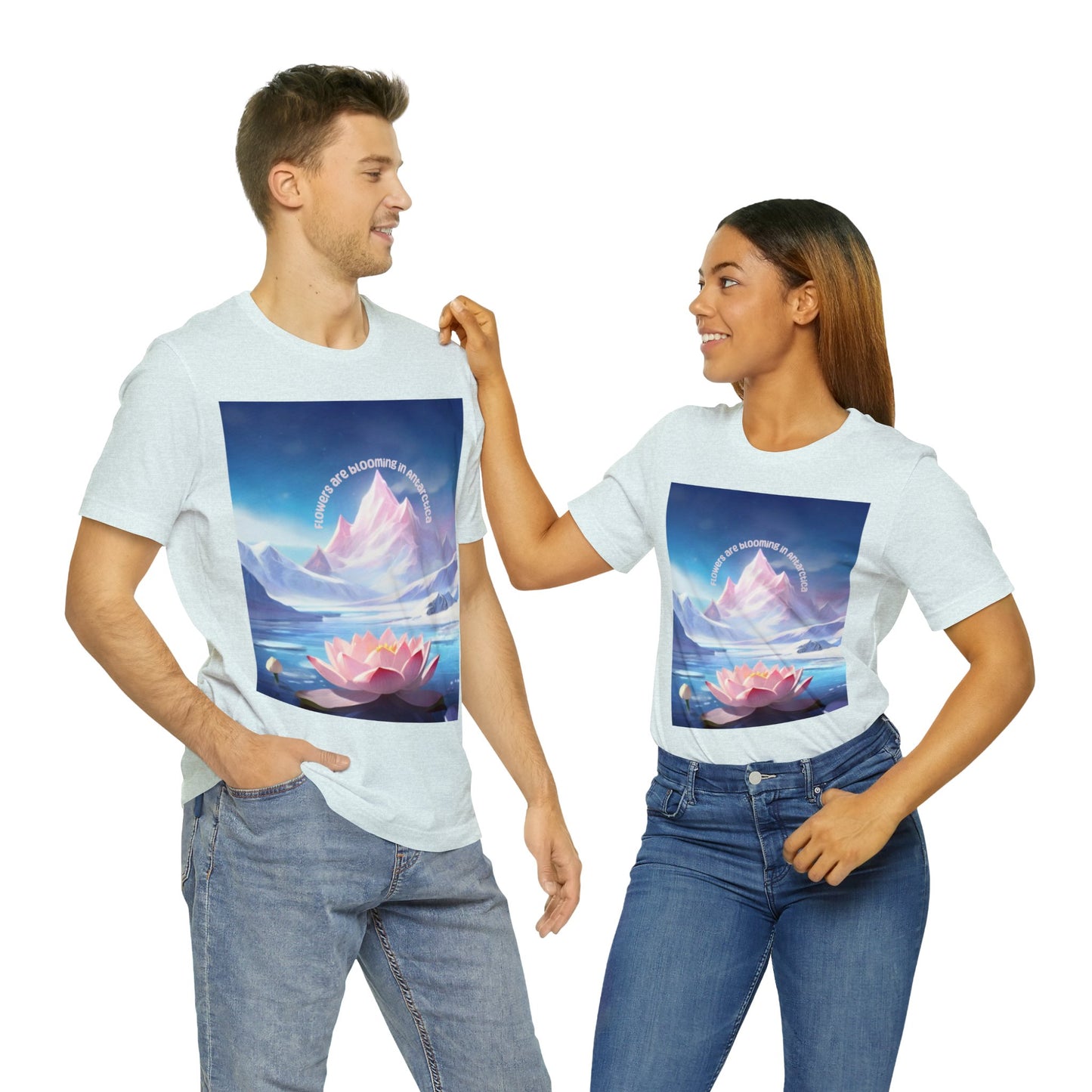 Flowers Are Blooming In Antarctica | IYKYK | Climate Change | Unisex | Men's | Women's | Tee | T-Shirt | FABIA | Quality tee print