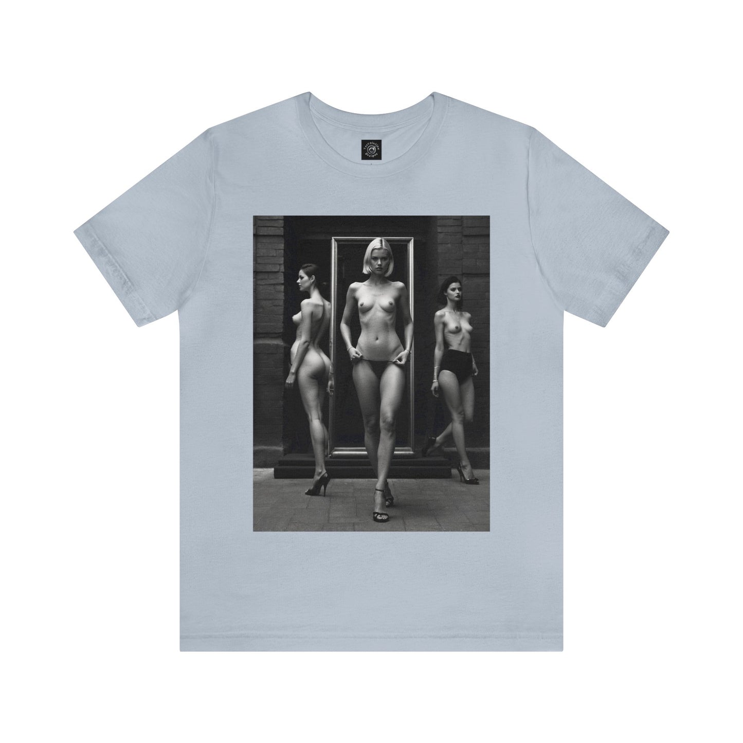 Black And White Beauties | Photorealism | Art | Nudes| Models | Fashion | HD Graphics | Unisex | Men's | Women's | Tee | T-Shirt