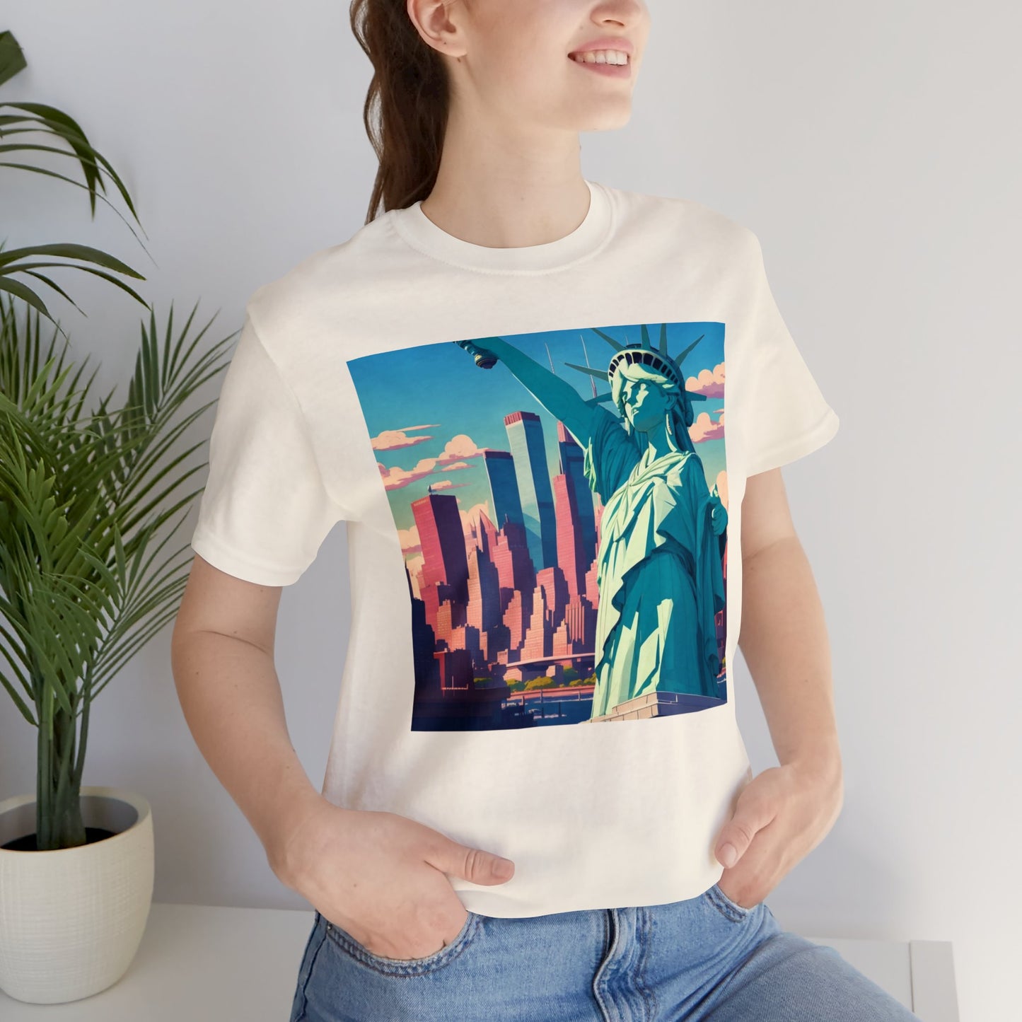 Statue of Liberty | Lady Liberty | Patriotic Gift | New York City | Independence Day | July 4th | USA | Freedom | Unisex | Men's | Women's | Tee | T-Shirt