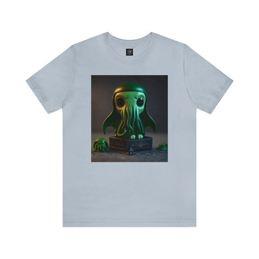 Cthulhu Pop Tee | H.P Lovecraft | The Book | Geek Gift | Fantasy Character | Sci Fi Lovers | Cute | Unisex | Men's | Women's | Tee | T-Shirt | Funko Style