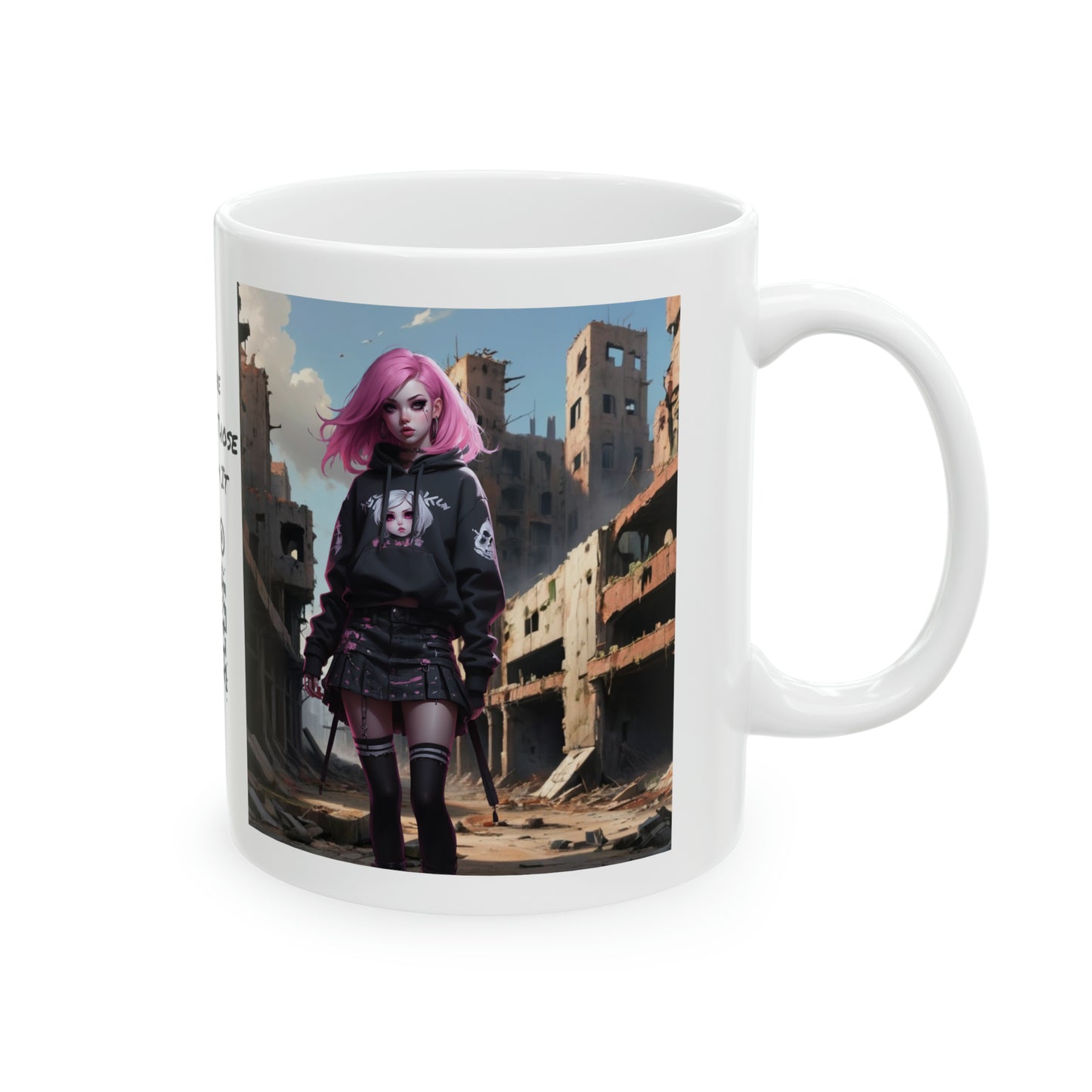 Apocalypse Now | HD Graphic | Dystopia | Pastel Goth | Coffee | Tea | Hot Chocolate | 11oz | White Mug