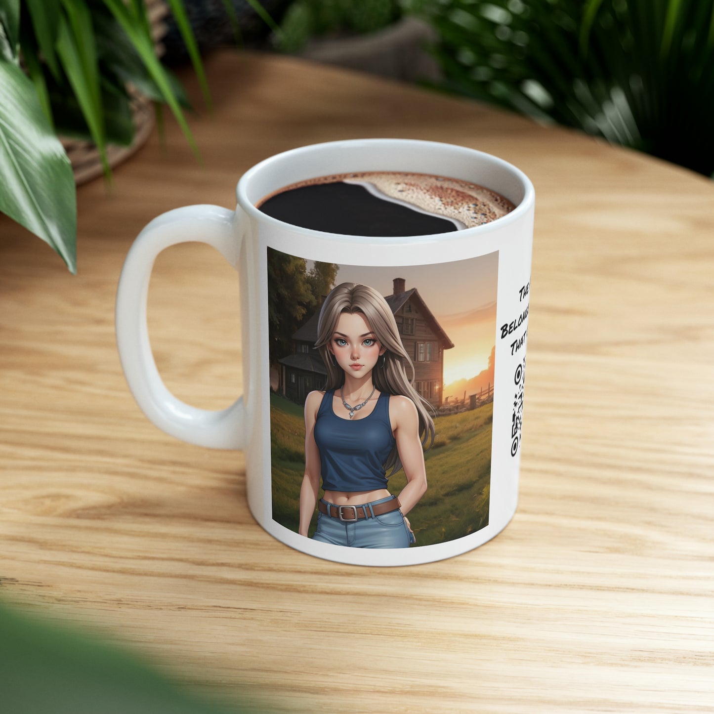Country Girl | HD Graphic | Pretty Girl | Coffee | Tea | Hot Chocolate | 11oz | White Mug