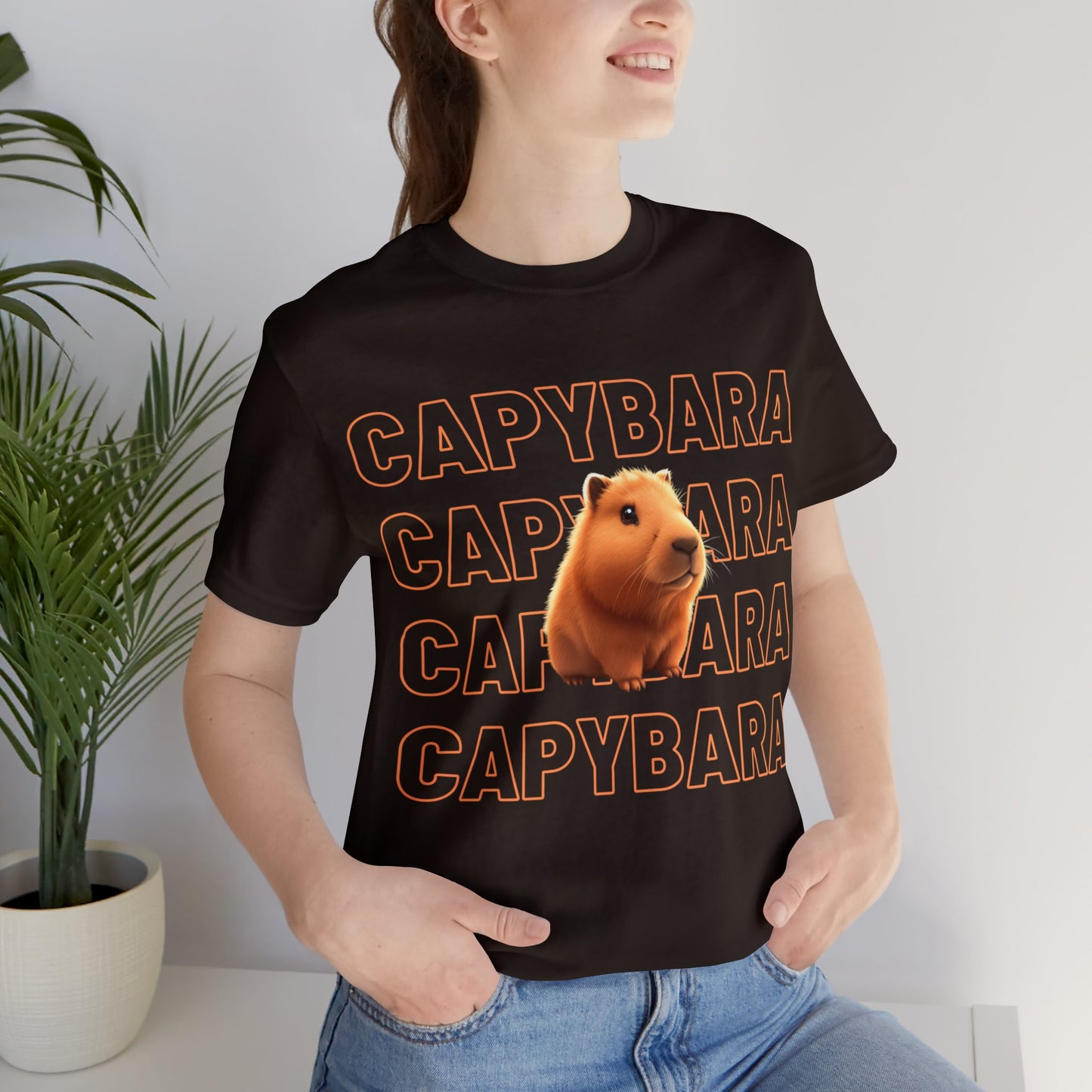 Capybara | Tik Tok | Animal Print | Cute | South America | Wildlife | Nature Lover's Gift | Unisex | Men's | Women's | Tee | T-Shirt