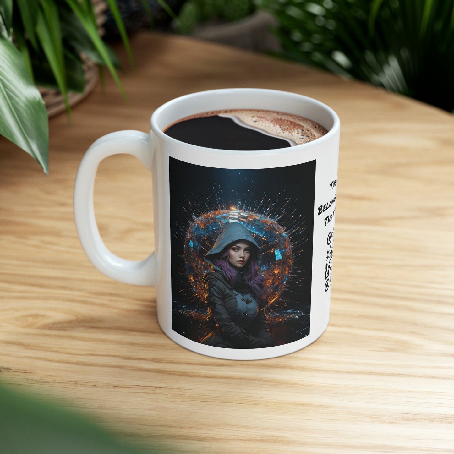 Shattered Reflections | HD Graphic | Sci-Fi | Unisex | Coffee | Tea | Hot Chocolate | 11oz | White Mug