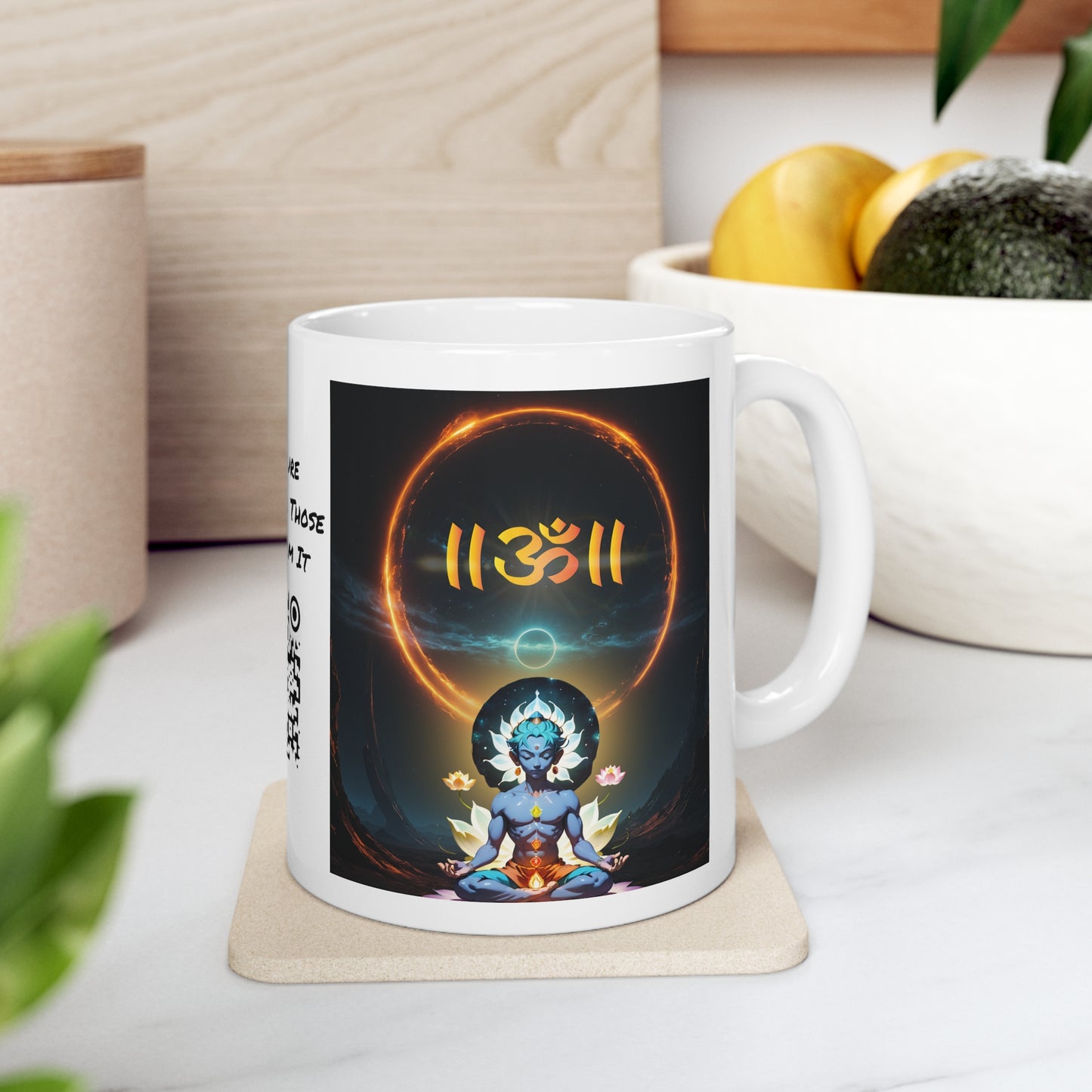 Ascension | HD Graphic | Yoga | Zen | Om |  Coffee | Tea | Hot Chocolate | 11oz | White Mug