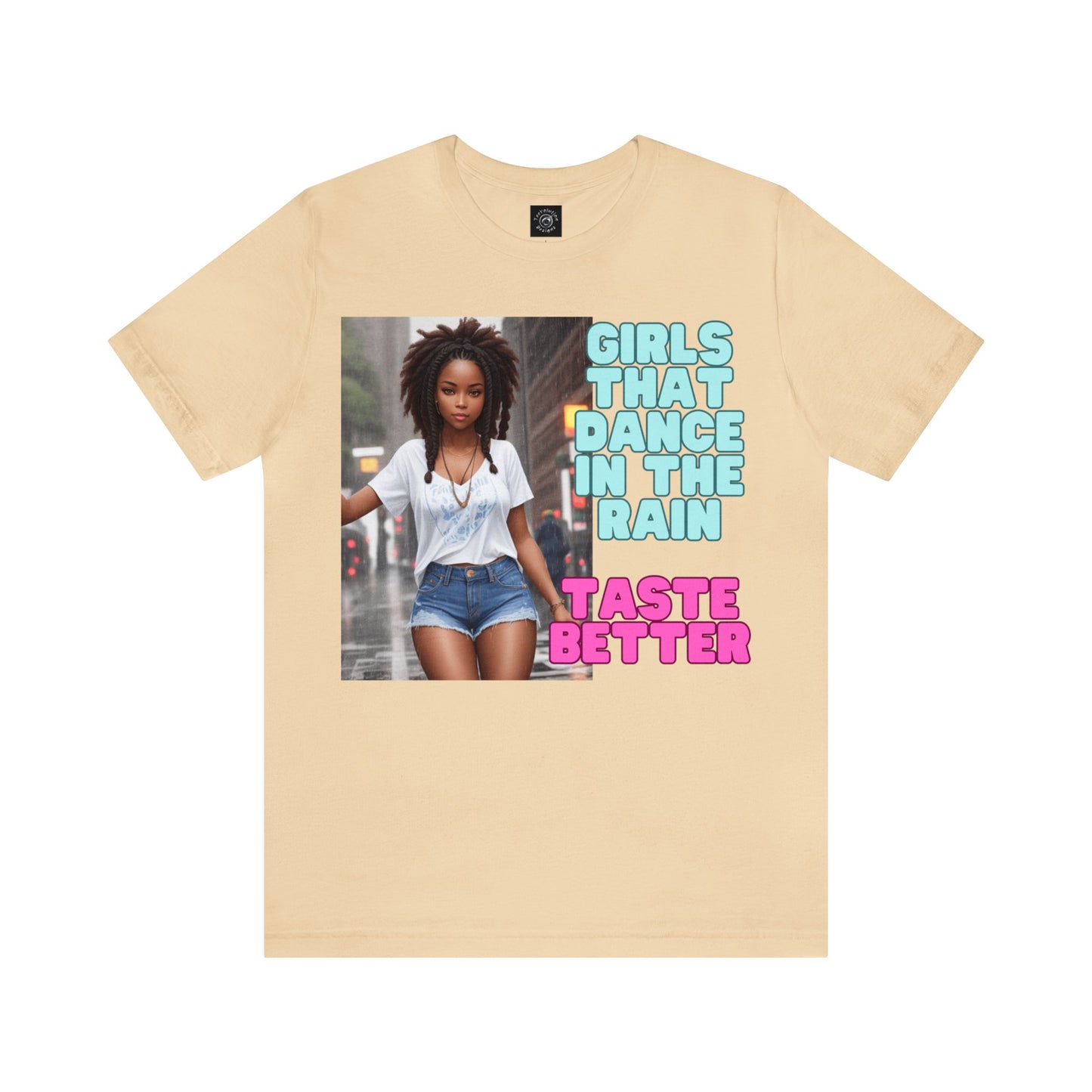 Rain Girl | Afrocentric | HD Graphic | Beautiful | Fantasy Girl | Nature Lovers | Unisex | Men's | Women's | Tee | T-Shirt