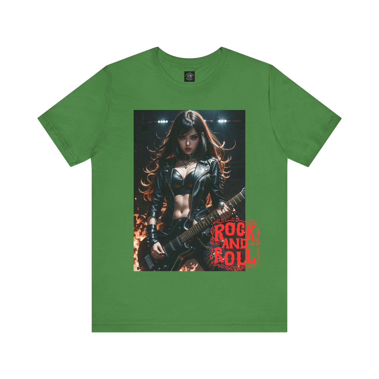 Rock Chic | Heavy Metal | Rock Music | Girl Rocker | HD Graphic | Unisex | Men's | Women's | Tee | T-Shirt