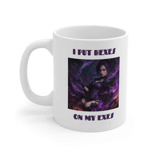 Season Of The Witch | Witchcraft | Hexes | HD Graphic | Funny | The Craft | Wicca |  Coffee | Tea | Hot Chocolate | 11oz | White Mug
