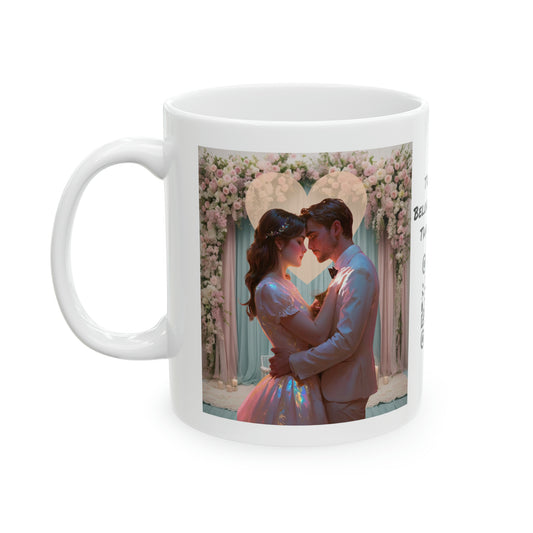 Love Is The Message | HD Graphic | Romance | Wedding | Engagement | Proposal | Coffee | Tea | Hot Chocolate | 11oz | White Mug