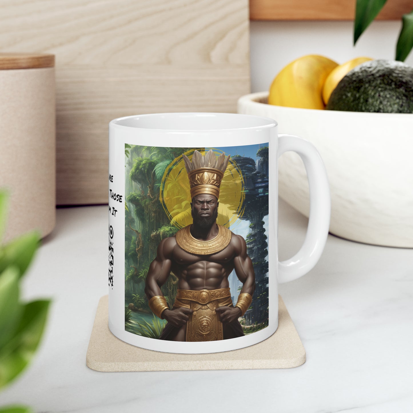 A Once And Future King | HD Graphic | Sci-Fi | Black Character | King | Coffee | Tea | Hot Chocolate | Ceramic Mug | 11oz
