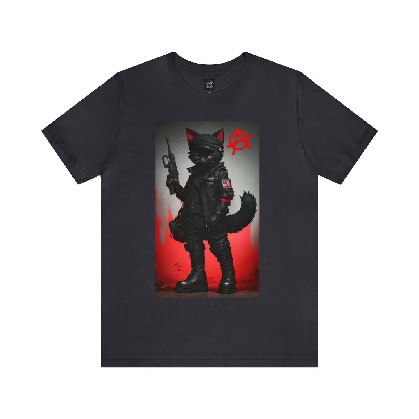 Sabo Tabbi | Anarchy | Pro Union | Historic | Black Cat | HD Graphic | Sabo Tabby IWW | Unisex | Men's | Women's | Tee | T-Shirt