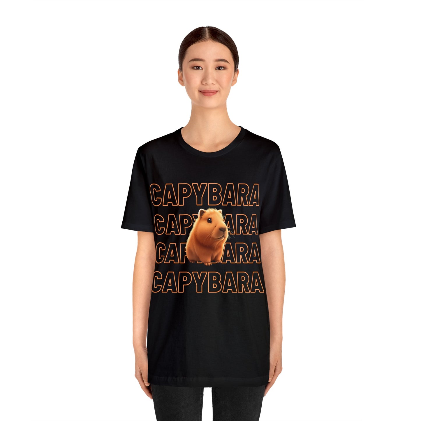 Capybara | Tik Tok | Animal Print | Cute | South America | Wildlife | Nature Lover's Gift | Unisex | Men's | Women's | Tee | T-Shirt