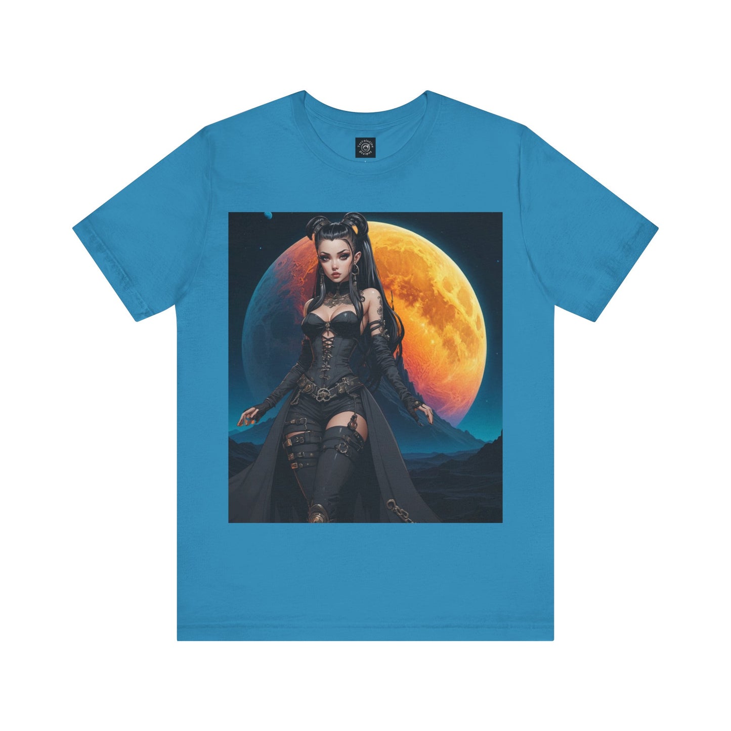 Blood Moon | HD Graphic | Goth | Anime Style | Moon | Unisex | Men's | Women's | Tee | T-Shirt