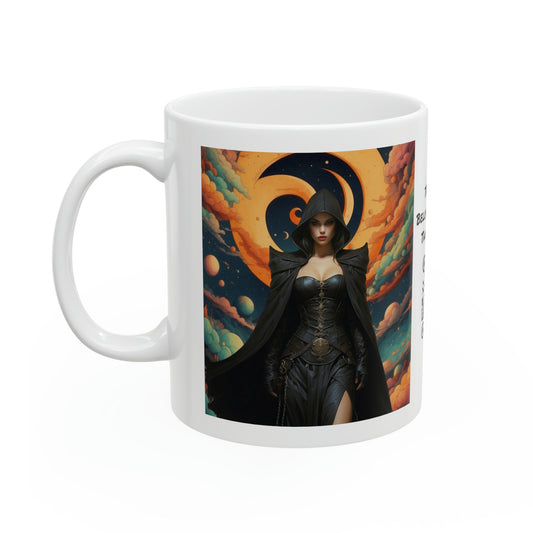 The Dark Mistress | HD Graphic | Fantasy | Anime | Gamer | Coffee | Tea | Hot Chocolate | 11oz | White Mug