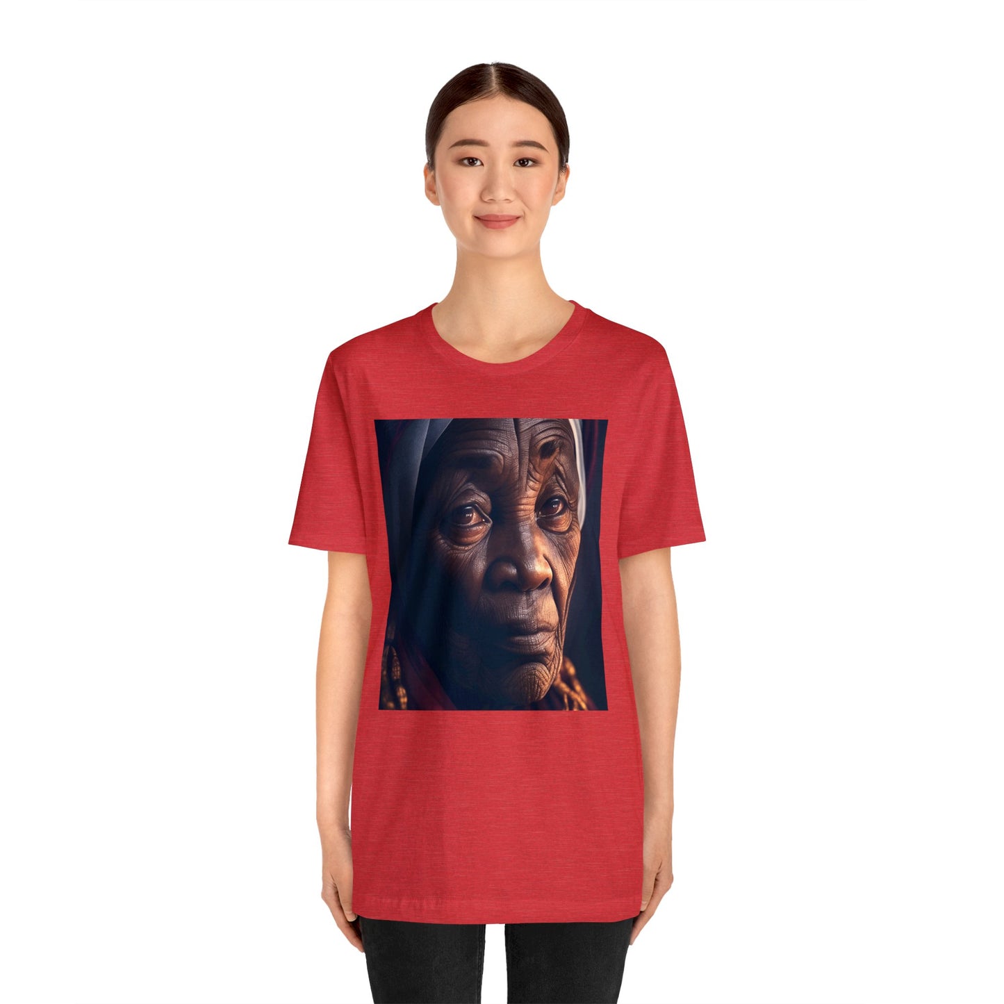 Wisdom's Face | African Woman | HD | Photorealistic | Unisex | Men's | Women's | Tee | T-Shirt