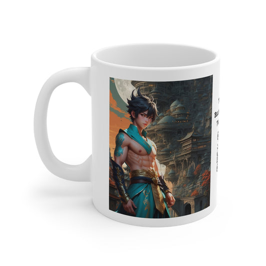 The Warrior's Way | HD Graphic | Fantasy | Anime | Manga | Video Game | Hero | Coffee | Tea | Hot Chocolate | 11oz | White Mug