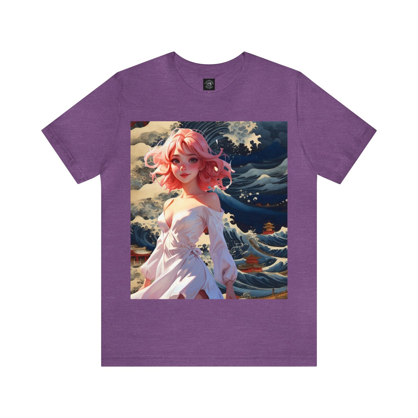 Waves of Beauty | HD Graphic | Pretty Girl | Japanese Art | Men's | Women's | Tee | T-Shirt