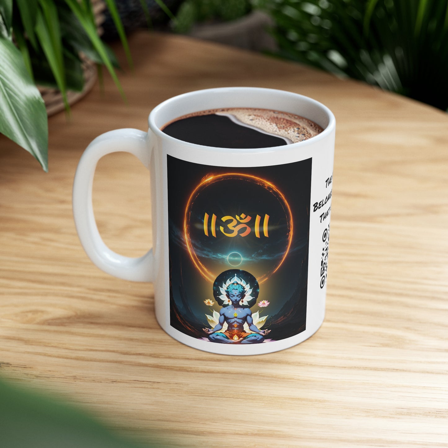 Ascension | HD Graphic | Yoga | Zen | Om |  Coffee | Tea | Hot Chocolate | 11oz | White Mug