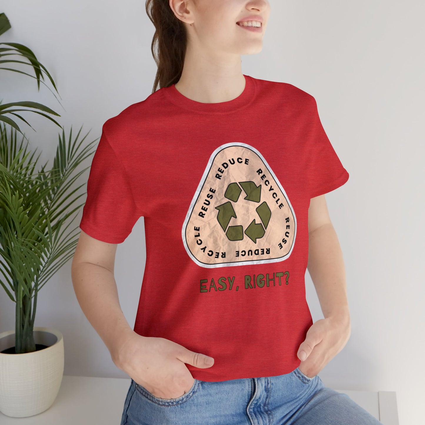 Recycle Tee | Enviormentalist Gift | Earth Day | Save The Planet | Conservationist | Mother Earth | Unisex | Men's | Women's | Tee | T-Shirt
