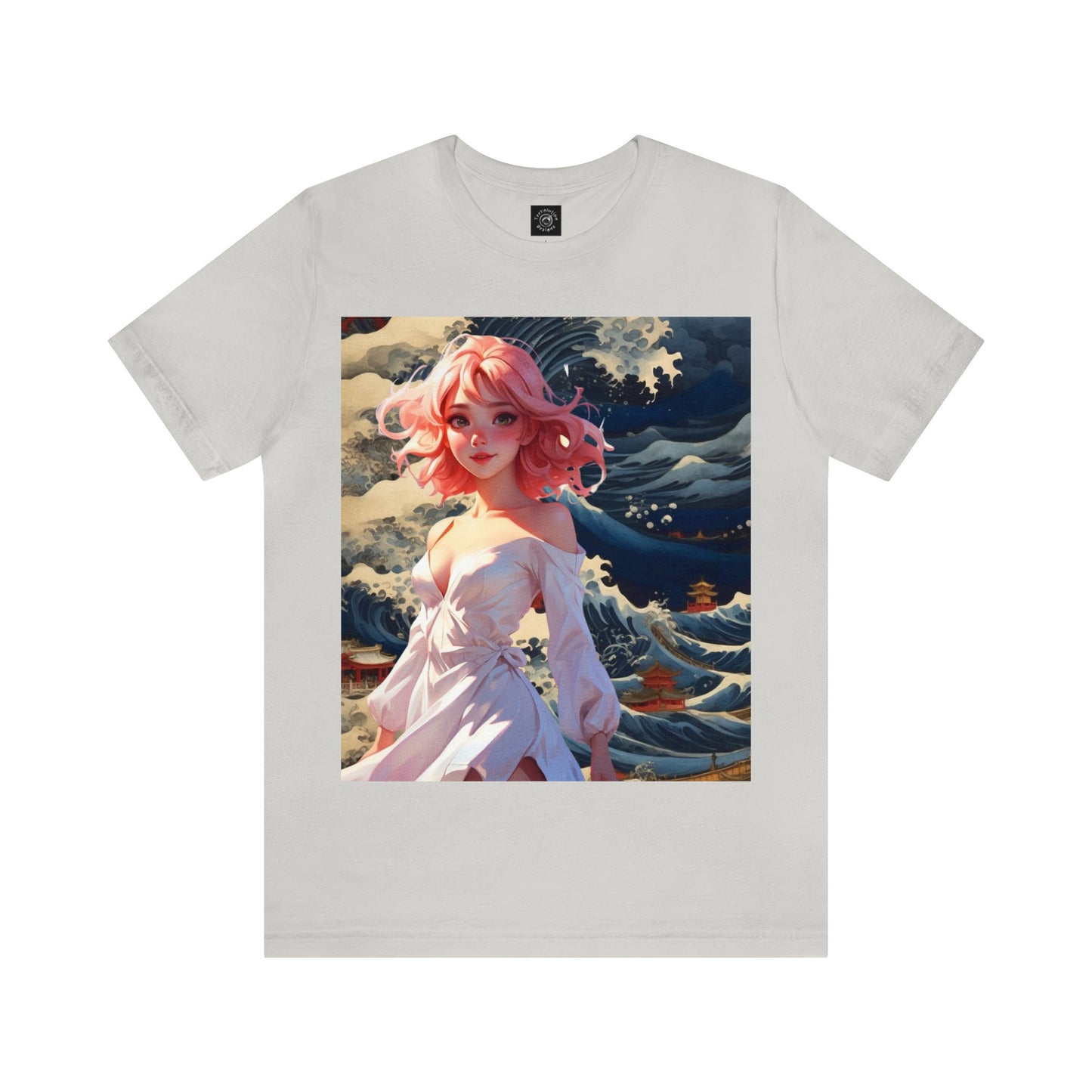 Waves of Beauty | HD Graphic | Pretty Girl | Japanese Art | Men's | Women's | Tee | T-Shirt