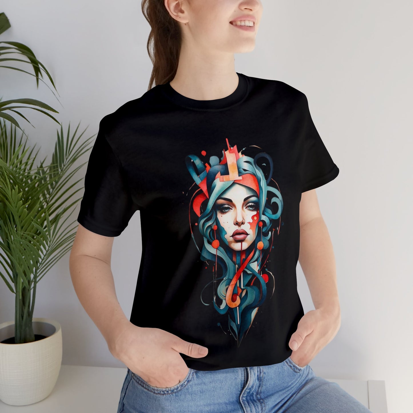 Abstract Woman's Face | HD Graphic | Classic Style | Men's | Women's | Tee | T-Shirt