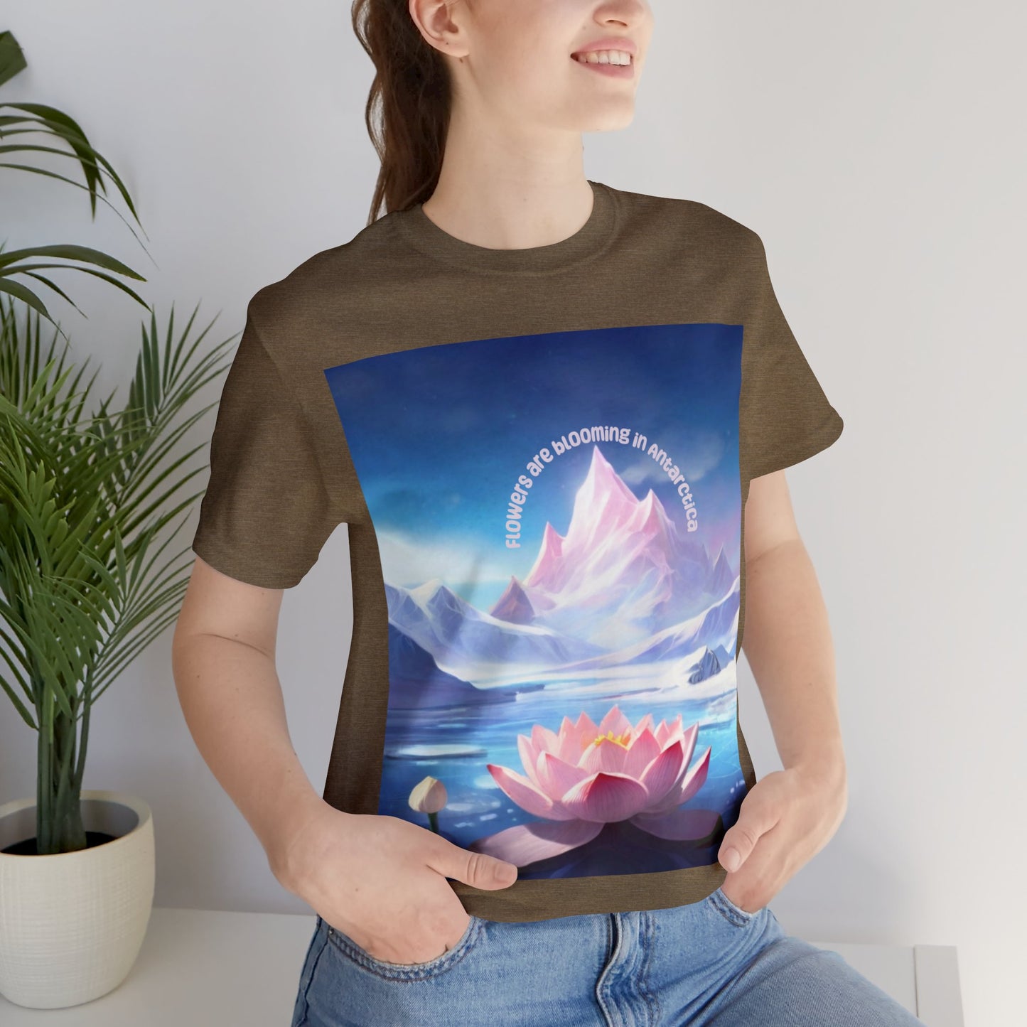 Flowers Are Blooming In Antarctica | IYKYK | Climate Change | Unisex | Men's | Women's | Tee | T-Shirt | FABIA | Quality tee print