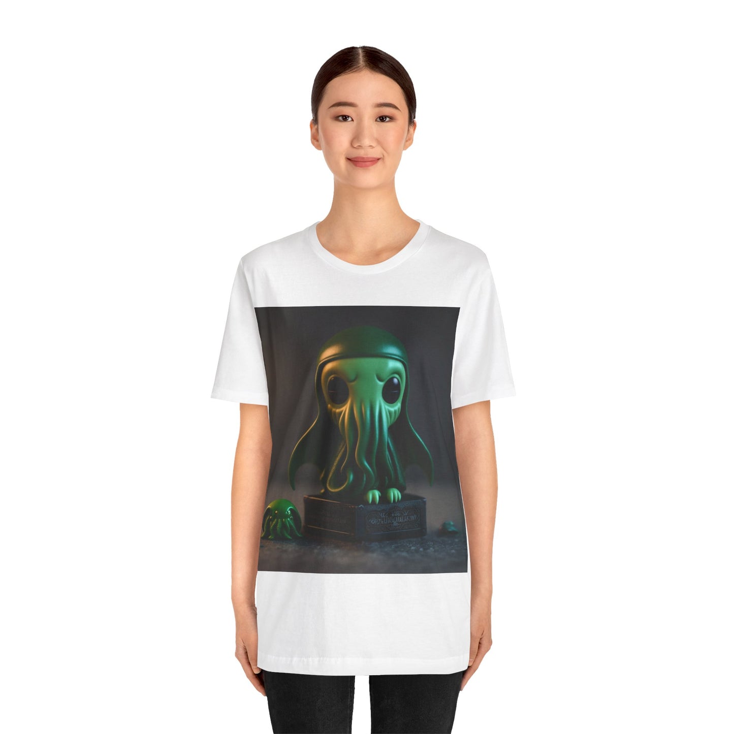 Cthulhu Pop Tee | H.P Lovecraft | The Book | Geek Gift | Fantasy Character | Sci Fi Lovers | Cute | Unisex | Men's | Women's | Tee | T-Shirt | Funko Style