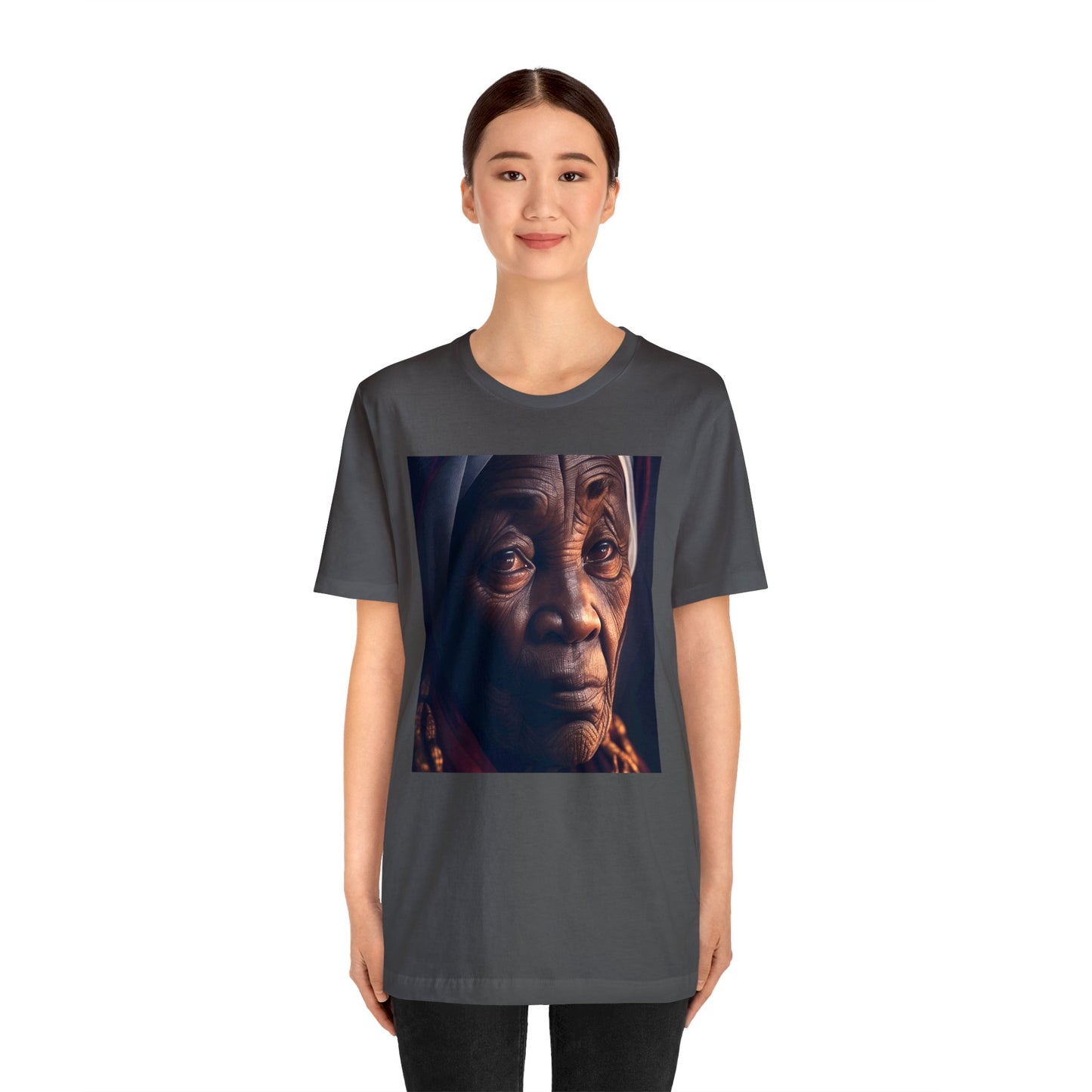 Wisdom's Face | African Woman | HD | Photorealistic | Unisex | Men's | Women's | Tee | T-Shirt