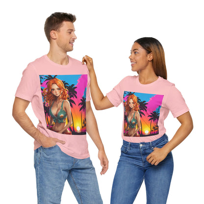 Summer Vibes |  Beach | Miami | Fun | Cute | Playful | HD Graphic | Unisex | Men's | Women's | Tee | T-Shirt