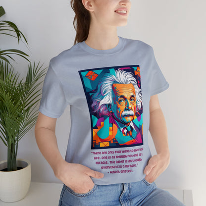 HD Graphics | Science | Geek Gift | Albert Einstein | Quote | Unisex | Men's | Women's | Tee | T-Shirt