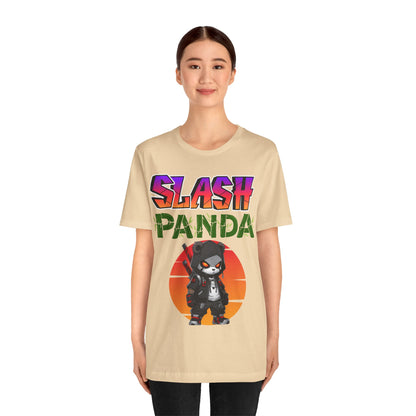 Slash Panda | Cute | Comic Book | Anime | Manga | Unisex | Men's | Women's | Tee | T-Shirt