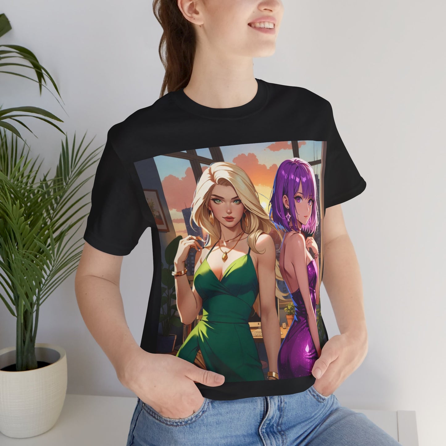 Girls Just Wanna Have Fun | HD Graphic | Party Girls | Anime | Unisex | Men's | Women's | Tee | T-Shirt