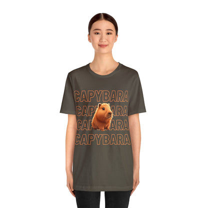 Capybara | Tik Tok | Animal Print | Cute | South America | Wildlife | Nature Lover's Gift | Unisex | Men's | Women's | Tee | T-Shirt