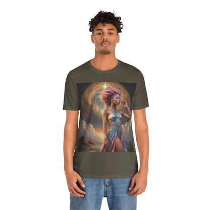 Morning Glory | HD Graphic | Black Woman | Goddess Vibes | Artistic | Unisex | Men's | Women's | Tee | T-Shirt