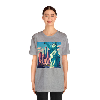 Statue of Liberty | Lady Liberty | Patriotic Gift | New York City | Independence Day | July 4th | USA | Freedom | Unisex | Men's | Women's | Tee | T-Shirt