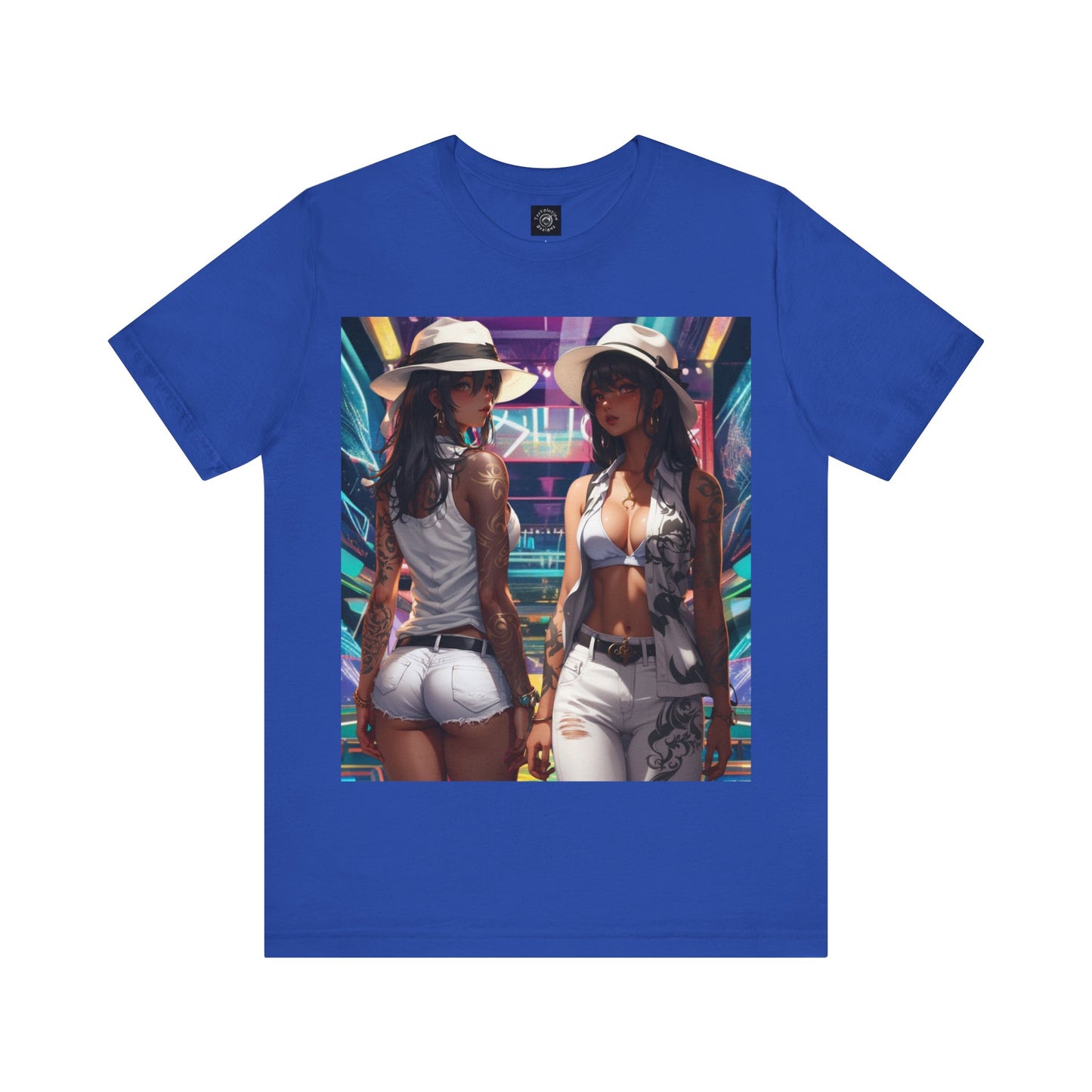 Girls Night Out | HD Graphic | Anime Style | Party | 2 Girls 1 Shirt | Unisex | Men's | Women's | Tee | T-Shirt