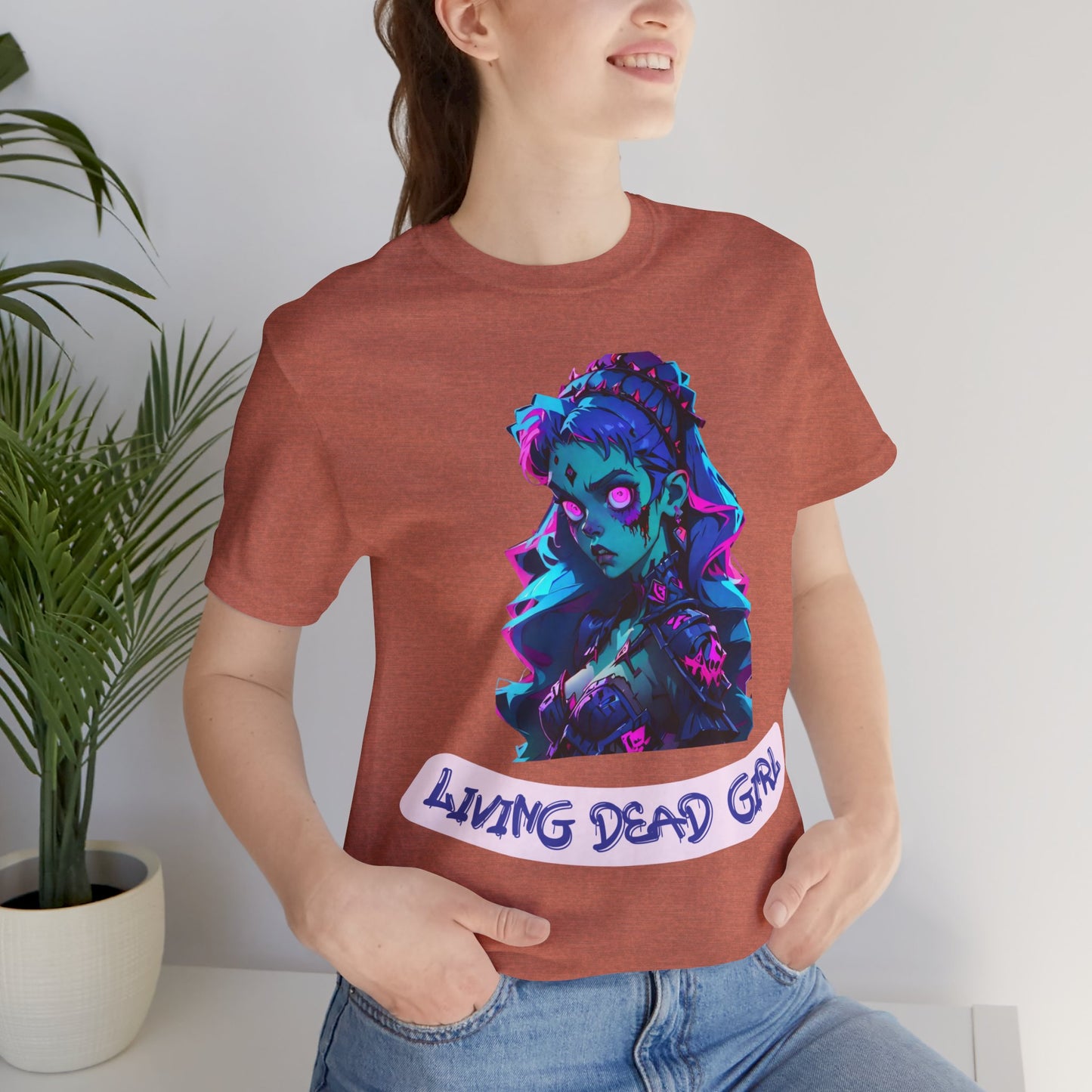 Living Dead Girl | Zombie | Cute | Undead | Unisex | Men's | Women's | Tee | T-Shirt