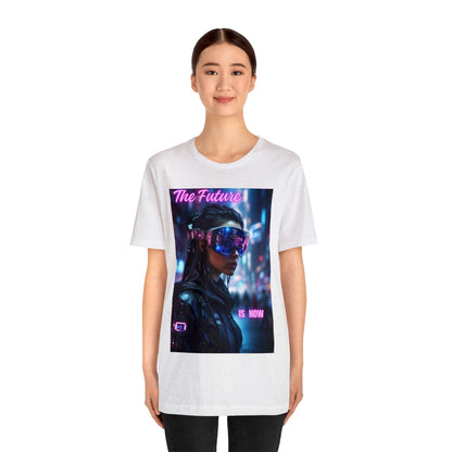 The Future Is Now | Anime Gift | Fantasy Girl |Cyberpunk | Sci Fi | Futuristic | HD Graphics | Unisex | Men's | Women's | Tee | T-Shirt