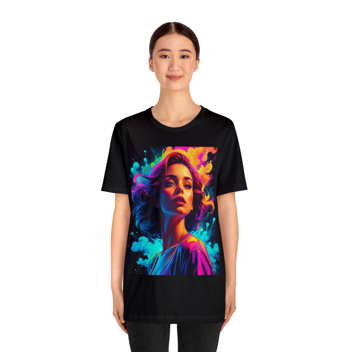 Holi Girl | HD Graphics | Festival of Colors | Vibrant | Coquette | Unisex | Men's | Women's | Tee | T-Shirt