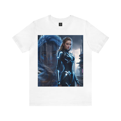 The Allure of Tomorrow | HD Graphic | Sci-Fi | Fantasy Girl | Tech Glam | Digital Beauty | Unisex | Men's | Women's | Tee | T-Shirt