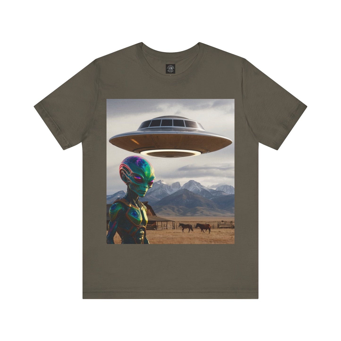 Believe! | HD Graphic | Alien | UFO | Close Encounter Of The First Kind | Spaceship | Unisex | Men's | Women's | Tee | T-Shirt