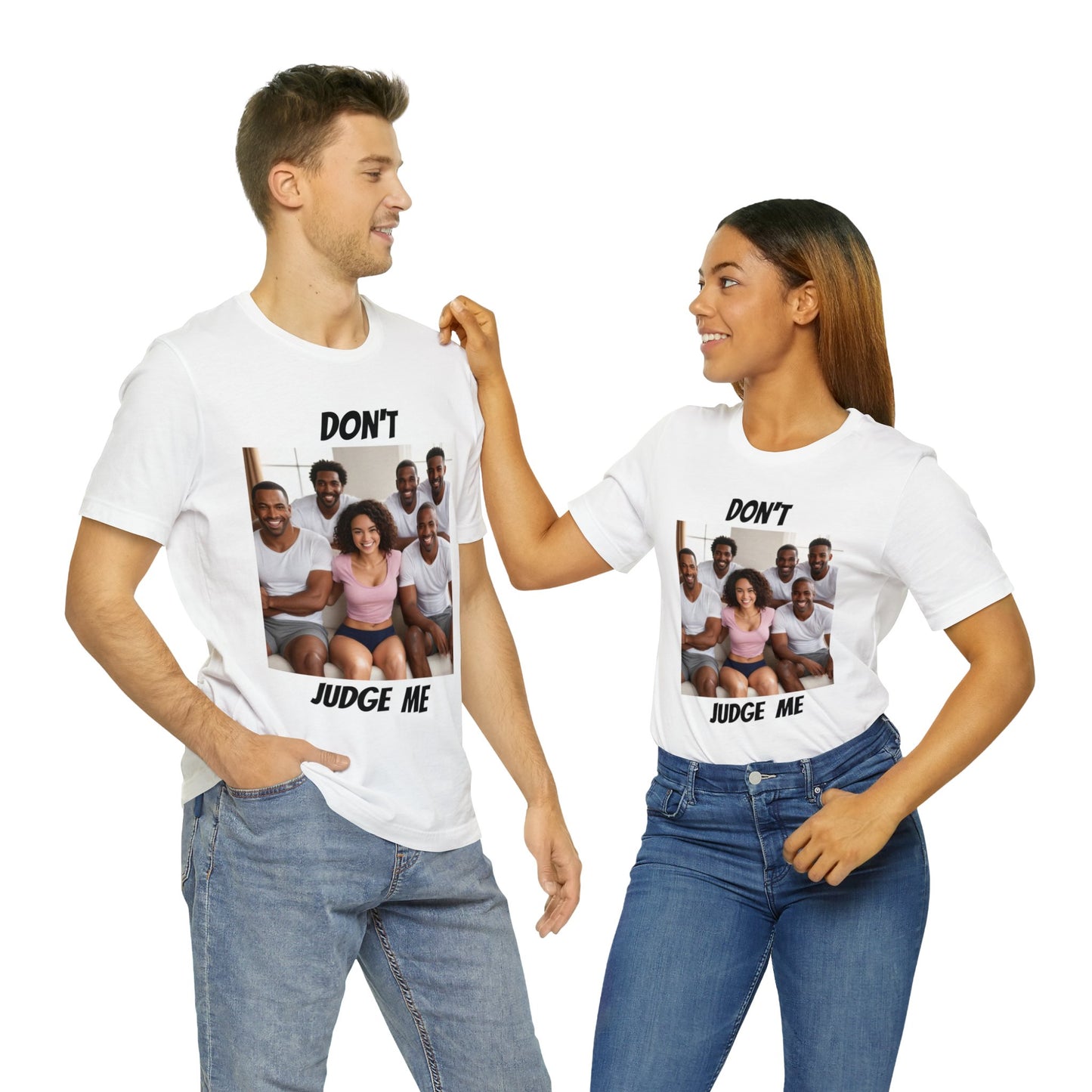 Don't Judge Me | Funny | Joke | QOS | Pineapple People | Novelty Gift | Unisex | Men's | Women's | Tee | T-Shirt