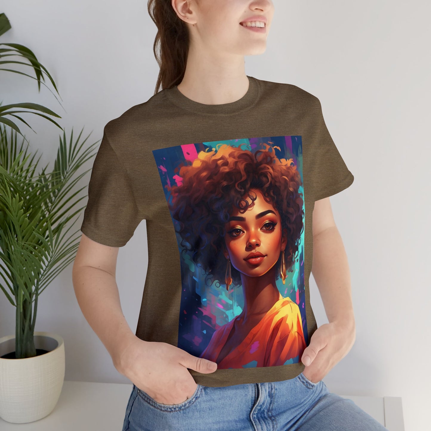 Yasmine Dreams | HD Graphic | Black Girl | Black Queens | Animated | Unisex | Men's | Women's | Tee | T-Shirt