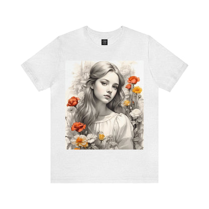 Flower Girl | Dainty | Coquette | Cottagecore | HD Graphic | Quaint | Wholesome | Wildflowers | Unisex | Men's | Women's | Tee | T-Shirt