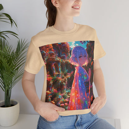 Floral Visions | HD Graphic| Anime | Pretty Girl | Unisex | Men's | Women's | Tee | T-Shirt