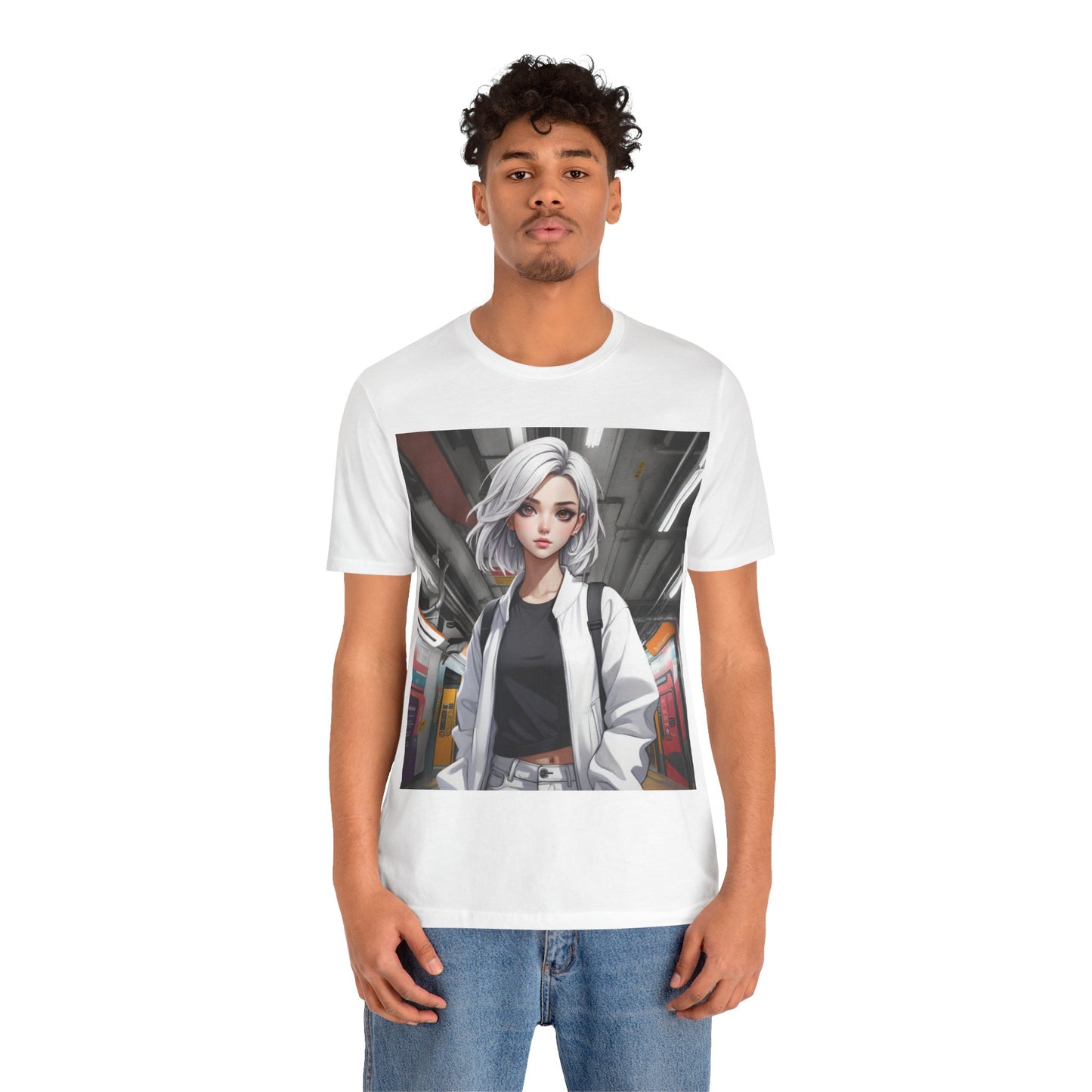 Subway Service | HD Graphic | Anime | Pretty Girl | Unisex | Men's | Women's | Tee | T-Shirt