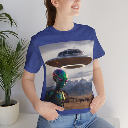 Believe! | HD Graphic | Alien | UFO | Close Encounter Of The First Kind | Spaceship | Unisex | Men's | Women's | Tee | T-Shirt