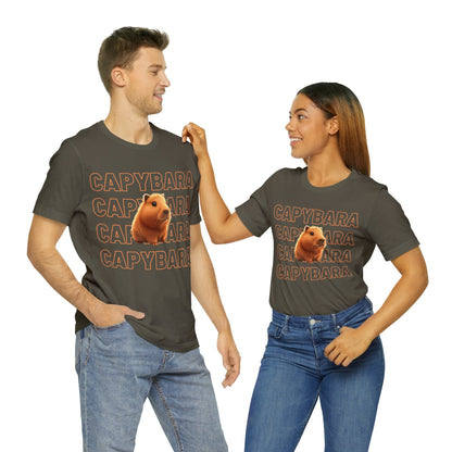 Capybara | Tik Tok | Animal Print | Cute | South America | Wildlife | Nature Lover's Gift | Unisex | Men's | Women's | Tee | T-Shirt