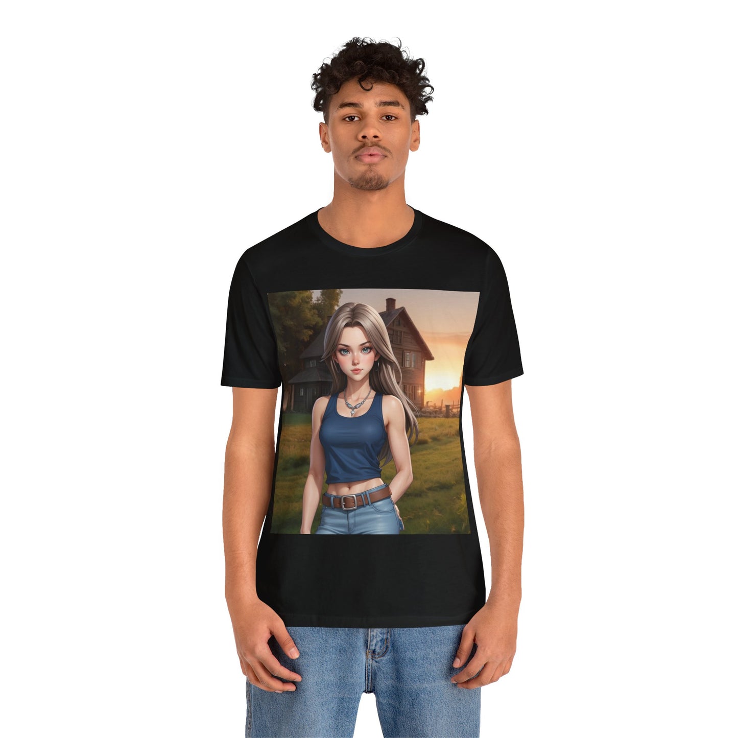 Country Girl | HD Graphic | Pretty Girl | Unisex | Men's | Women's | Tee | T-Shirt