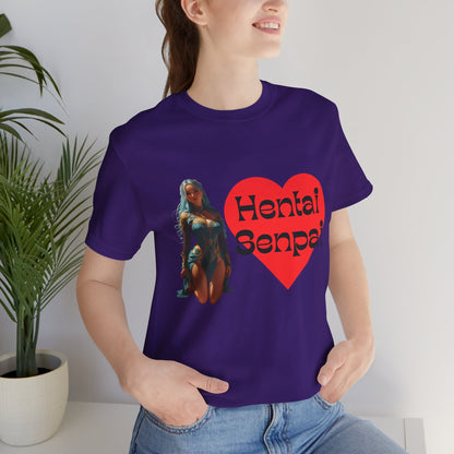 Hentai Senpai | Anime | CGI | Gamer | Fantasy Girl | Geek Gift | Unisex | Men's | Women's | Tee | T-Shirt